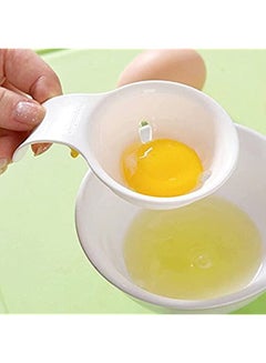 اشتري Plastic Yolk Egg Separator Divider Cooking Tool Sifting Gadget Kitchen Cooking Tool في السعودية