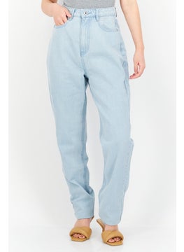 اشتري Women Tall Fit Wash Non-Stretchable Denim, Blue في الامارات