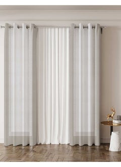 Buy Ready-Made Printed Curtain ( Two Pieces Grommet) 275x270x275 in Egypt