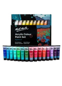 Buy 36-Piece Signature Acrylic Colour Paint Set 36ml Content in UAE