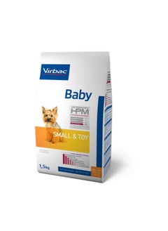 Buy VIRBAC DRY FOOD FOR BABY DOG SMALL & TOY in UAE