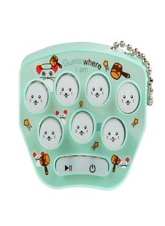 Buy Wiwilys Fun Mini Gophers Hands-on Speed Game Whack A Mole Game, Mini Whack-a-mole Game Keychain Electronic Sensory Hamster Memory Game Toy For Kids in UAE