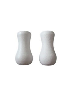 اشتري 2 Wood Cord Tassels For Wood Blind Or Roman Shade Pull Cord: Vase Shape White في السعودية