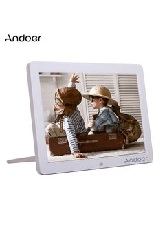 Buy Andoer 12" Wide Screen HD LED Digital Picture Frame Digital Album High Resolution 1280*800 Electronic Photo Frame in UAE