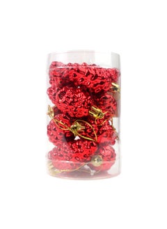 اشتري Christmas Decoration Red 6 Cm في الامارات