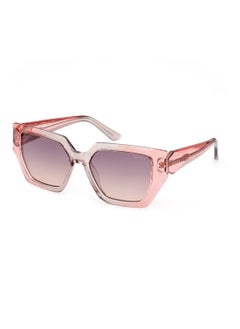 Buy Women's UV Protection Asymmetrical Shape Sunglasses - GU789674Z53 - Lens Size: 53 Mm - Pink in UAE