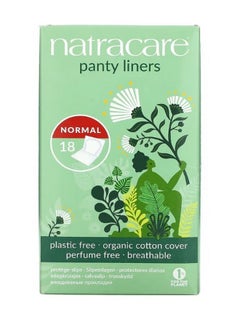Buy Panty Liners Organic Cotton Cover Normal 18 Liners in UAE
