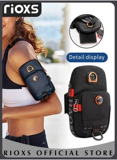 Buy Running Arm Band Bag 10*2*18cm/3.9*0.8*7.1inch Phone Holder Arm Bands for Men Women Fits All Kinds of Mobile Phones Use it for Running, Walking, Hiking & Biking in UAE