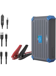 Buy Super Capacitor Jump Starter, 12V 800A Peak Current Battery-Free Car Battery Jump Starter Booster Pack (6.0L Gas/4.0L Diesel) Super Safe, Self-Charging to 100% in less than 3 minutes with Carrying Bag in UAE