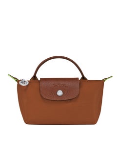 اشتري Longchamp Ladies Mini Makeup Bag, tote, Shoulder bag Cognac/light brown في السعودية