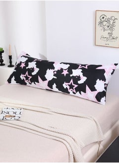 Buy 1 Piece Long Body Pillow Case, Pink Stars Design. in UAE