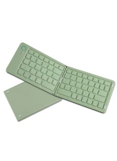 Buy B023 Bluetooth Folding Mini Keyboard 4-Color Universal Green [send bracket]] in UAE