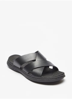 اشتري Cross Strap Slip-On Sandals في الامارات