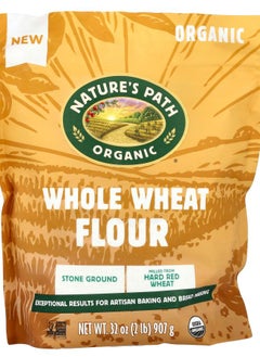 اشتري Organic Whole Wheat Flour Stone Ground 2 lbs (907 g) في الامارات