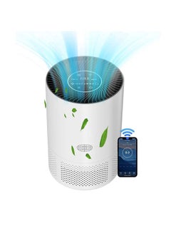 Buy Smart Air Purifiers for Bedroom  Cmpatible APP ,24dB Quiet Air Purifier for Pets/Smoke/Dust/Pollen for Home Large Room up to 1200 Ft² in Saudi Arabia