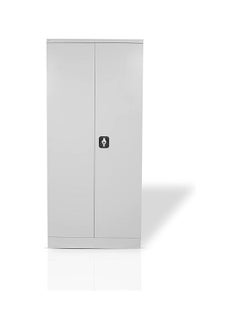 اشتري Heavy Steel Metal Cabinet Cupboard With Hangers Storage Key Lock في الامارات