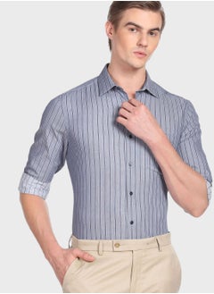 اشتري Striped Regular Fit Shirt في الامارات