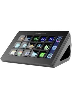 اشتري Powerology Stream Deck Interactive Buttons & Custom Software: 15 Hardware Keyboard Numbers, Windows & Mac Supported OS, 800LUM Screen Luminance, 450 Screen Contrast Ratio, Display Bar في الامارات