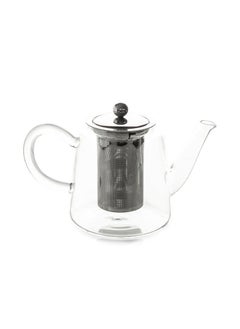 اشتري Coffeina Metal And Glass Tea Pot With Strainer Fr8101T 1L في الامارات