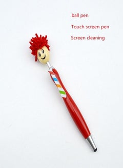 Buy Multifunctional doll mobile phone tablet screen eraser touch pen cartoon ballpoint pen in Saudi Arabia