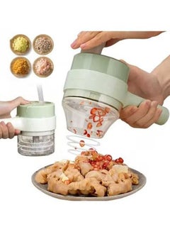 Manual Vegetable Chopper 500ml, Perfect For Garlic, Ginger And Spices