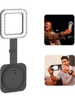 Buy Magnetic LED light for mobile phones, portable selfie light for iPhone with 6 lighting modes, pocket phone fill light for recording in Saudi Arabia