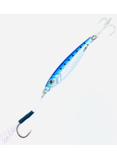 Buy Oakura Blue Sardines Jig 60g Weights, Extra Sharp BKK Hook, 10 Mesmerizing Colors - Lightweight Gear for Epic Fishing Adventures in UAE