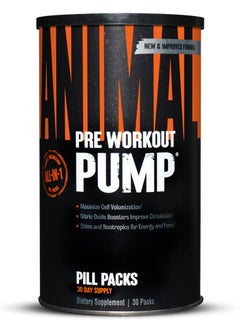 Buy UNIVERSAL NUTRITION Pump Pre-Workout Energy Supplement - 30 Count in Saudi Arabia