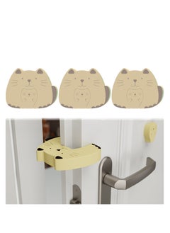 Buy Child Finger Pinch Guard Soft Foam Door Stopper for Safety Protects Kids and Pets from Door Injuries Pack of 3 in UAE