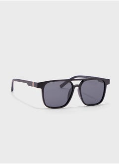 Buy Polarized Lens Matt Finish Wayfarer Sunglasses in UAE