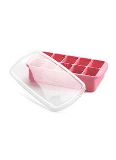 اشتري Baby Food Prep Silicone Tray With Lid Bpa Free Versatile Stackable For Convenient Freezing And Odor Protection في الامارات