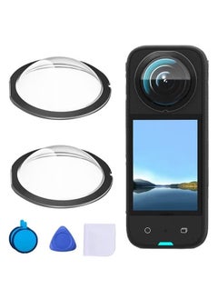 Buy 2Pcs Lens Cover for Insta360 X3, Camera Lens Protector Kit, Sticky Lens Guards Protection for Camera, Waterproof Transparent Lens Protector for 360x3, Camera Protection Accessories in Saudi Arabia