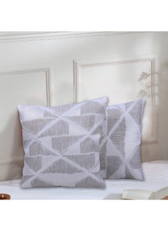 Buy Mystrey Grey 16x16 Inch Decorative Cushion & Cushion Cover-Set of 2 in UAE