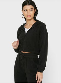 Buy Zip Detail Hoodie in Saudi Arabia