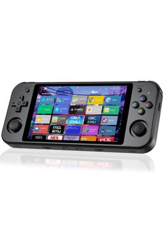 Buy RG552 Handheld Android/Linux Dual System Game Console, High-Speed EMMC 5.1, Built-in 6400 mAh Battery, 5.36-inch Touch Screen (16+128GB, 21000+ Games, Black) in Saudi Arabia