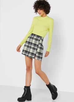 Buy Checked Mini Skirt in UAE