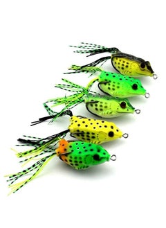 Buy 5pcs Color Bait Ray Frog Set 18.9g Artificial Fishing Lure in UAE