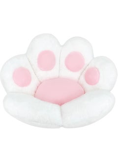 Buy Cat Paw Cushion, Lazy Sofa Seat Cushion Plush Sofa Cushion, Floor Mat Office Chair Cushion Bear Claw Shape Comfortable and Cute Seat Cushion For Restaurant Bedroom, 70x60cm (White) in UAE