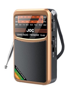 Buy Pocket Radio FM AM SW Radio Best Reception Battery Operated Radio Built-in Speaker in UAE