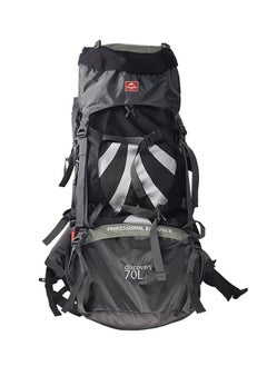 Buy 70L Backpack Black/Gray in Saudi Arabia