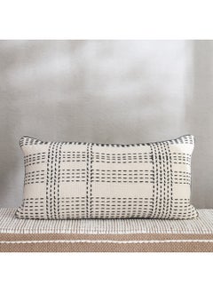 اشتري Prism Dotted Stripe Filled Cushion 60 x 30 cm في السعودية