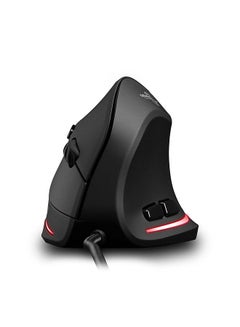 اشتري T-20 Mouse Wired Vertical Mouse Ergonomic Rechargeable 4 3200 DPI Optional Portable Gaming Mouse for Mac Laptop PC Computer في السعودية
