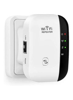 اشتري WiFi Extender，Network Range Booster, 2.4G Internet Amplifier fibre extender, 300Mbps Repeater Wireless Signal Blast, Full Coverage Network Booster Supports Repeater/AP في السعودية