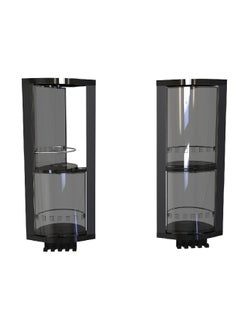 Buy Durable and Elegant Design Rotating Bathroom Corner Caddy Black 66 x 23 x 16 cm M-S03-B in Saudi Arabia