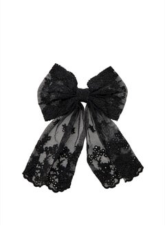 اشتري Embroidered Bow Hair Barrette في مصر