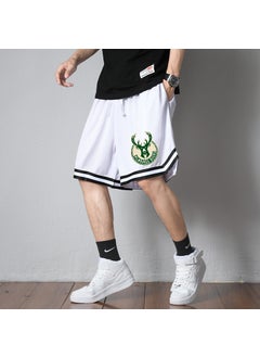 اشتري Summer Breathable Bucks Shorts Casual Mens White في السعودية