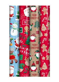 اشتري Eurowrap 7M Cute Gift Wrap 36'S FSC, Assorted 1 Piece في الامارات