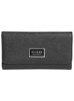 Buy GUESS Factory Women's Abree Logo Saffiano Slim Trifold Wallet in Egypt
