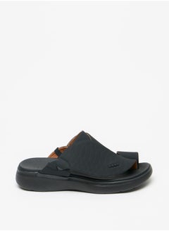 اشتري Men's Textured Slip-On Arabic Sandals في السعودية