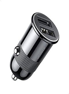 Buy Joyroom OEM (Guangzhou) C-A06 3.1A Two-port smart car Charger Type-C set - (neutral hook) black in Egypt